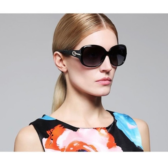 Oversized Leopard Print Textured Sunglasses - Picture 4 of 5